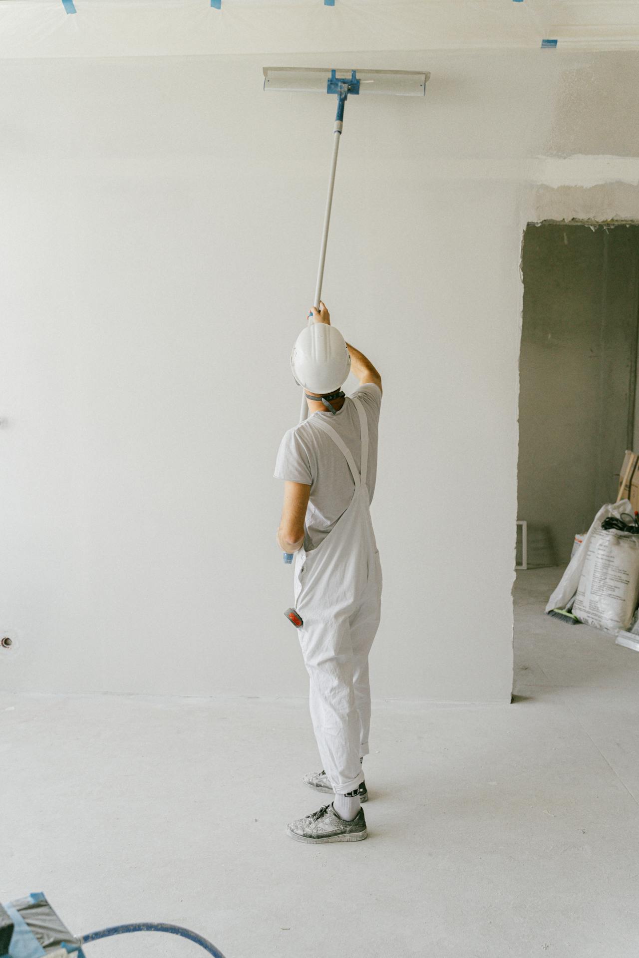 Painter at work